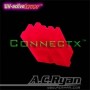 AC Ryan Connectx™ Floppy Power 4pin Female - UVRed 100x Rosso (ACR-CB7945)