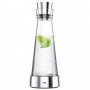 EMSA 370958 caraffa, brocca e bottiglia 1 L Acciaio inossidabile, Trasparente (514233)