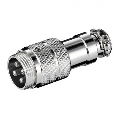 Goobay 11681 cavo di collegamento DIN 4 pin M Acciaio inossidabile (11681)