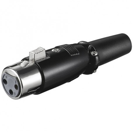 Goobay microphone jack cavo di collegamento 3pin Nero (11680)