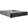 Inter-Tech 2U-20255 Supporto Nero, Acciaio inossidabile (88887105)