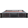 Inter-Tech 2U-20255 Supporto Nero, Acciaio inossidabile (88887105)