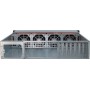 Inter-Tech 2U-20255 Supporto Nero, Acciaio inossidabile (88887105)