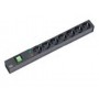 Bachmann 333.535 unità di distribuzione dell'energia (PDU) 7 presa(e) AC 1U Nero (333.535)