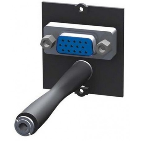 Bachmann 1x VGA + 3.5mm Nero (917.045)