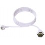 Bachmann 3m Schuko H05VV­F 3G 1.50mm² Bianco (341.285)
