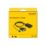 DeLOCK 63189 cavo e adattatore video 0,5 m DVI-D DisplayPort Nero (63189)