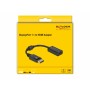 DeLOCK 61011 cavo e adattatore video 0,15 m DisplayPort HDMI Nero (61011)