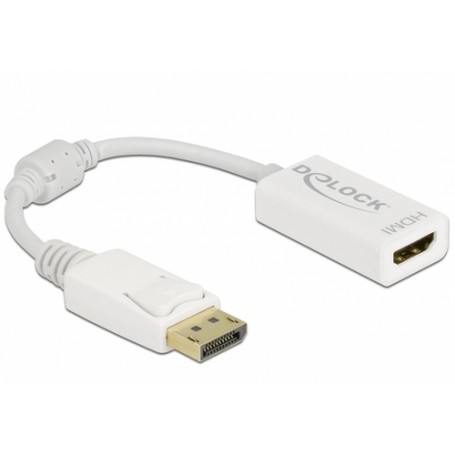 DeLOCK 61015 cavo e adattatore video 0,15 m DisplayPort HDMI tipo A (Standard) Bianco (61015)
