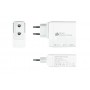 Alcasa PCA-W001W Caricabatterie per dispositivi mobili Bianco Interno (PCA-W001W)