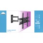 Mount Massive MNT 208 Supporto TV a parete 139,7 cm (55") Nero (5342040)