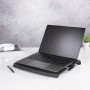Hama Wave base di raffreddamento per notebook 39,6 cm (15.6") Nero (53049)