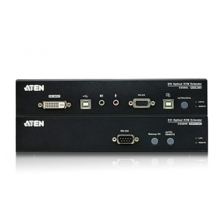 ATEN Extender KVM USB DVI Optical (1920 x 1200 a 600 m) (CE680-AT-G)