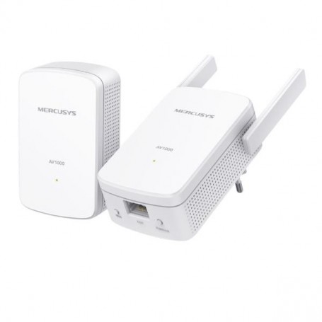 Mercusys MP510 KIT adattatore di rete PowerLine 1000 Mbit/s Collegamento ethernet LAN Wi-Fi Bianco (MP510 KIT)
