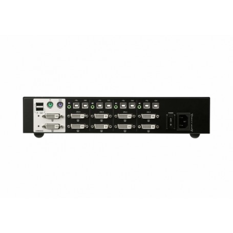ATEN Switch KVM schermo doppio USB DVI per la sicurezza a 4 porte (conforme PSS PP v3.0) (CS1144D-AT-G)