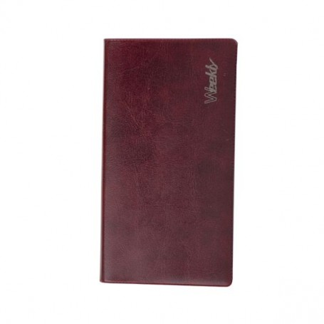AGENDA SETT.10X15 WEEKLY BORDEAUX (7353PT30)