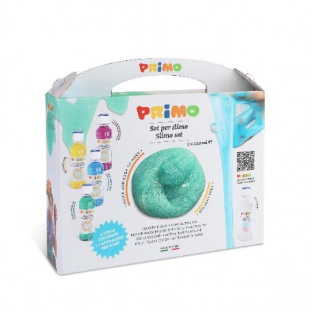 KIT SLIME 4 COLLE 240ML + 1ATTI.ASS (3311SLIMESET1)