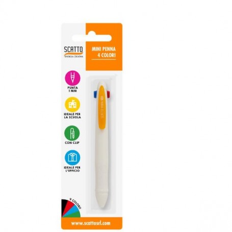 PENNA MINI 4 COLORI PUNTA 1 0MM (636)