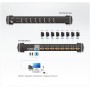 Aten CS1758 switch per keyboard-video-mouse (kvm) Bianco (CS-1758)