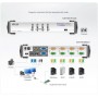 Aten CS1744 switch per keyboard-video-mouse (kvm) Bianco (CS-1744)