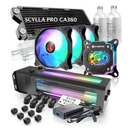 RAIJINTEK SCYLLA PRO CA360 raffredamento dell'acqua e freon (0R10B00216)
