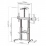 Techly ICA-TR24 supporto TV e sistema audio 1 ripiani (ICA-TR24)