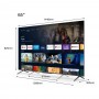 TV TCL 65C725 QLED 4K Android TV Grey DVB-T2/S2 (65C725_PROMO)