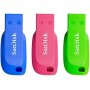 SanDisk Cruzer Blade 16GB unità flash USB USB tipo A 2.0 Blu, Verde, Rosa (SDCZ50C-016G-B46T)