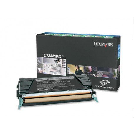 Lexmark C734A1KG cartuccia toner 1 pz Originale Nero (C734A1KG)