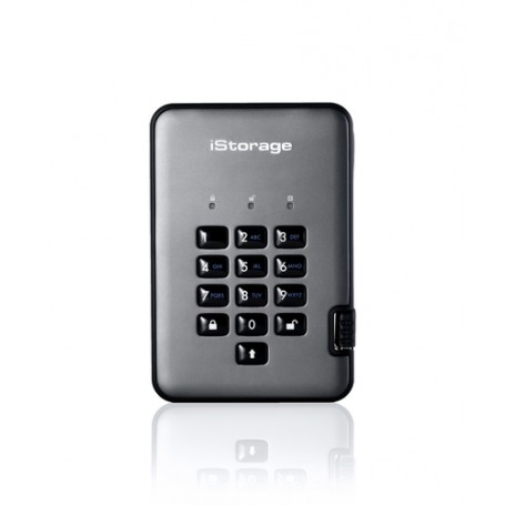 iStorage diskAshur PRO2 1000 GB Nero, Grafite (IS-DAP2-256-SSD-1000-C-G)