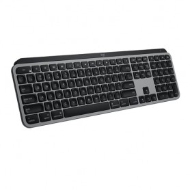 Logitech MX Keys for Mac tastiera RF senza fili + Bluetooth AZERTY Francese Alluminio, Nero (920-009554)