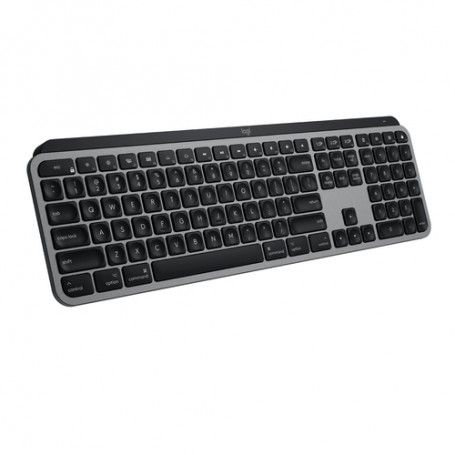 Logitech MX Keys for Mac tastiera RF senza fili + Bluetooth AZERTY Francese Alluminio, Nero (920-009554)