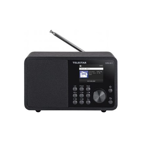 Telestar TEL DIRA M1 SCHWARZ Portatile Digitale Nero (30-010-02)