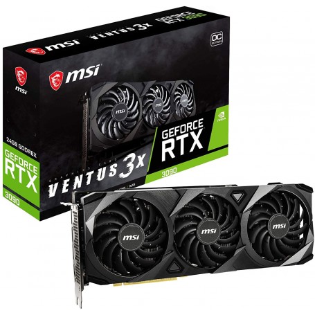 MSI GeForce RTX 3090 VENTUS 3X OC 24GB GDDR6X (Non-LHR) (V388-002R_PROMO)