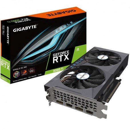 Gigabyte GeForce RTX 3060Ti EAGLE OC 8GB GDDR6 rev. 2.0 (LHR) (GV-N306TEAGLEOC-8GD2_PROMO)