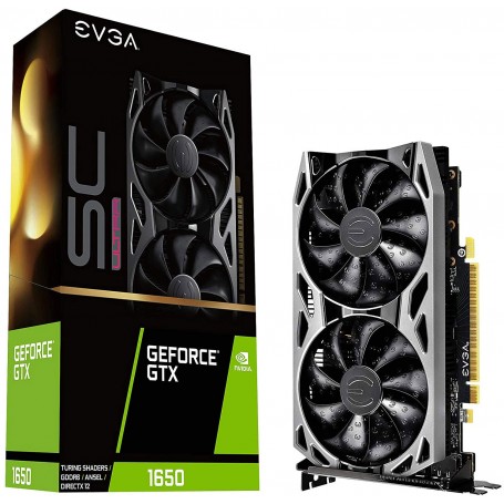 EVGA GeForce GTX 1650 SC ULTRA GAMING 4GB GDDR6 (Non-LHR) 04G-P4-1257-KR (04G-P4-1257-KR_PROMO)