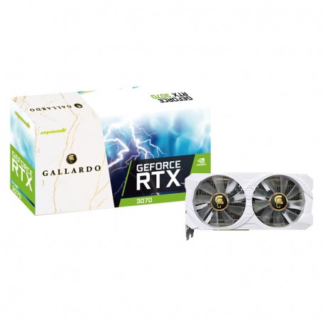 Manli GeForce RTX 3070 Gallardo WHITE 8GB GDDR6 (LHR) N61730700M25022 (N61730700M25022_PROMO)