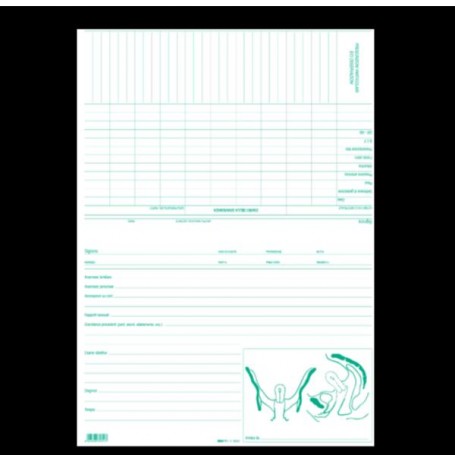 CF50 SCHEDE DOPPIE GINECOLOGICHE VE (E3531)
