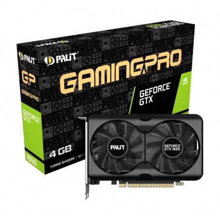 Palit GeForce GTX 1650 GP  GF GTX 1650 - 4 GB GDDR5 - PCIe 3.0 x16 (NE6165001BG1-1175A) (NE6165001BG1-1175A_PROMO)