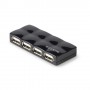 Belkin 4-Port USB 2.0 480 Mbit/s Nero (F5U404CWBLK)