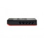 LevelOne GSW-0507 Non gestito Gigabit Ethernet (10/100/1000) Nero, Rosso (GSW-0507)