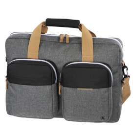 Hama Florence II borsa per notebook 39,6 cm (15.6") Valigetta ventiquattrore Nero, Grigio (00217130)