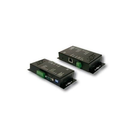 EXSYS EX-6051POEIS moltiplicatore di rete Ricevitore e trasmettitore di rete Nero 10, 100 Mbit/s (EX-6051POEIS)