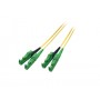 Alcasa E2000-APC 20m cavo a fibre ottiche E-2000 (APC) OS2 Giallo (LW-7204EA)