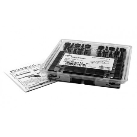 Telegärtner J00026A2110 cavo di collegamento RJ45 Nero, Acciaio inossidabile (J00026A2110)