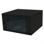 LogiLink W06E66B rack 6U Da parete Nero (W06E66B)