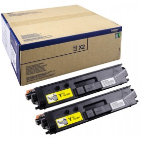Brother TN-329YTWIN cartuccia toner 2 pz Originale Giallo (TN329YTWIN)