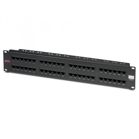 APC 48 Port Cat6 Network Patch Panel (CAT6PNL-48)
