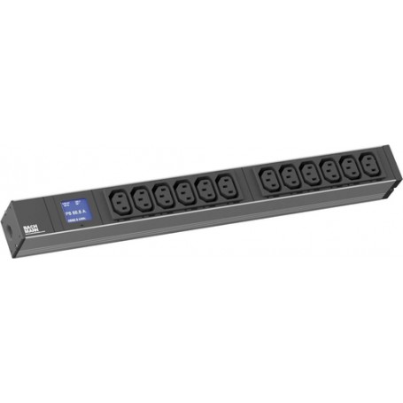 Bachmann BlueNet BN0500 unità di distribuzione dell'energia (PDU) 12 presa(e) AC Nero (800.2055)