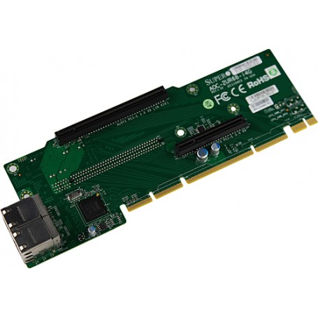 Supermicro AOC-2UR68-I4G scheda di rete e adattatore Interno Ethernet 1000 Mbit/s (AOC-2UR68-I4G)